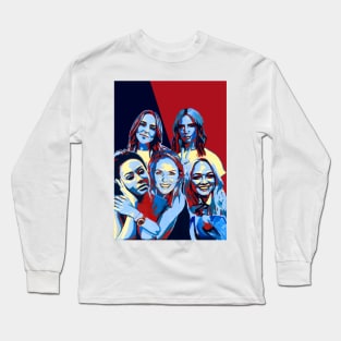 american portrait Long Sleeve T-Shirt